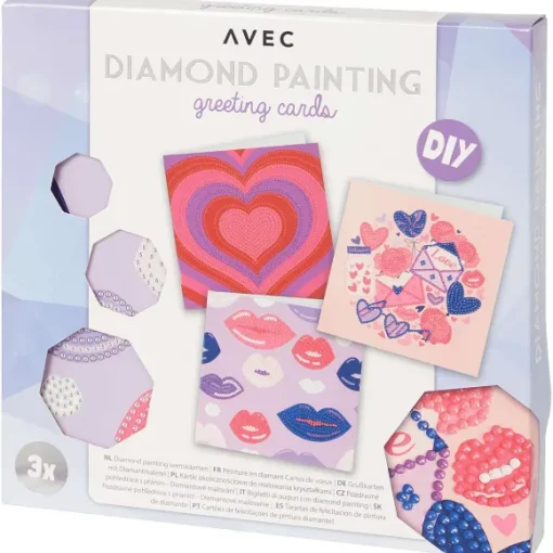 Disney Knutselen>Avec Diamond Painting Wenskaarten